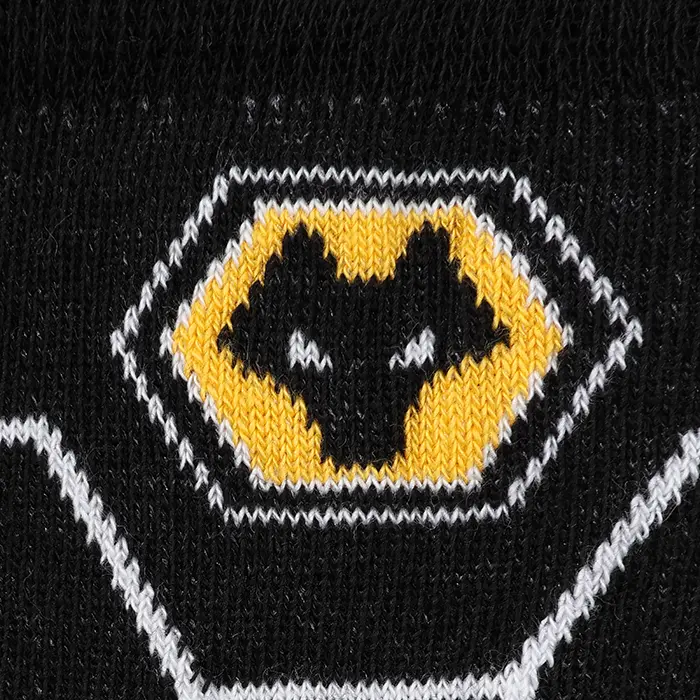 Wolverhampton Wanderers Shirt Store | Multi Hexagon Sock – Junior Collection Wolverhampton Wanderers Official Gear